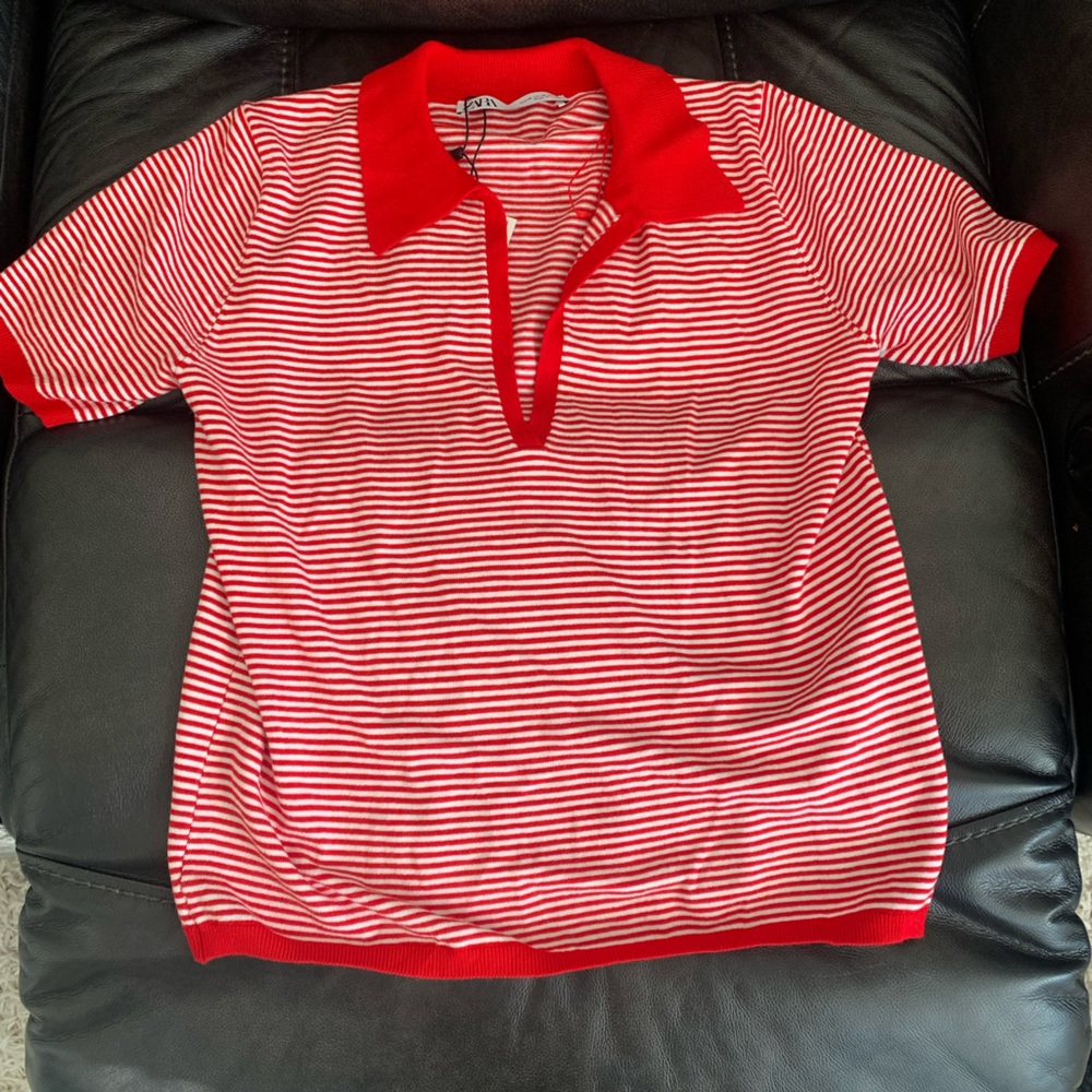 Zara stripped top